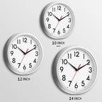 DAXSMY 14 Inch Wall Clock Large Battery Operated Big Silent Non Ticking Analog - Image 4