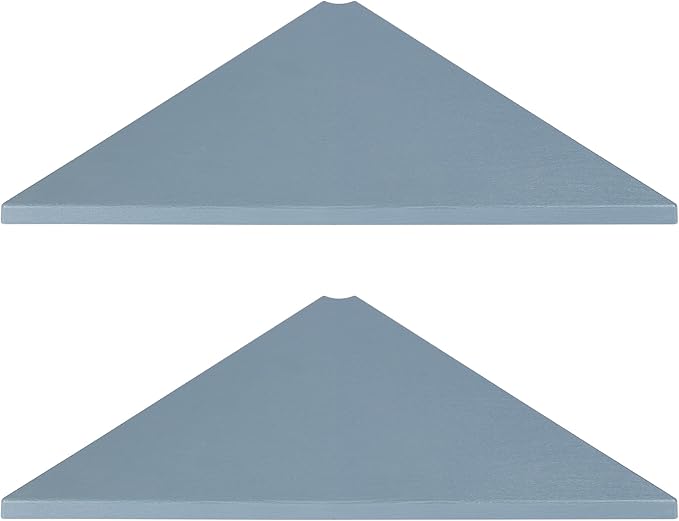 evron Corner Mounting Shelf Set of 2 – Easy to Install Floating Wall Shelves by evron