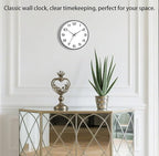 8 Inch Modern Wall Clocks Battery Operated - Image 2