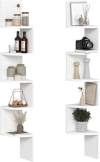 HOOBRO Corner Shelf Wall-Mounted, 5-Tier Corner Bookshelves - Image 9
