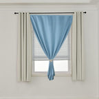 AJAZZ Self Adhesive Curtains 100% Blackout Shades Window Cover Sticky Curtain - Image 7