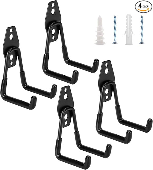 4 Pack Garage Hooks Heavy Duty by BuildSuperHomeByYourself
