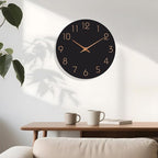 Mosewa Large Wall Clock 16 Inch Black Battery Operated Silent Non Ticking - Image 6