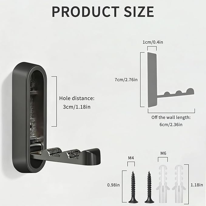 4PCS Foldable Wall Hooks, Flip Down Design - Image 8