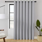 ChrisDowa Room Divider Curtain 84 Inches Long, Wide Blackout Sliding Door by ChrisDowa