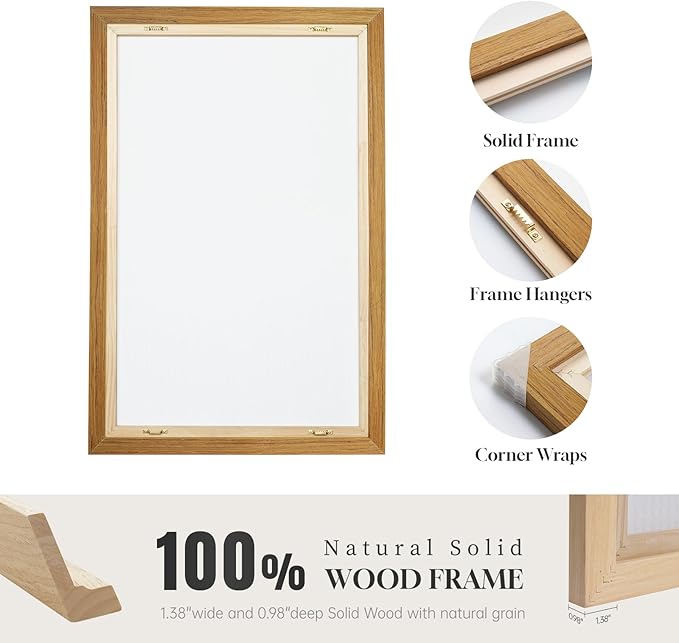 Framed Forest Landscape Wall Art - Image 6