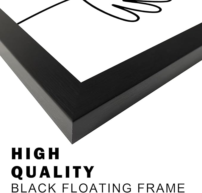 Framed Black and White Bathroom Wall Decor Funny Bathroom Wall Art Bad Smell - Image 5