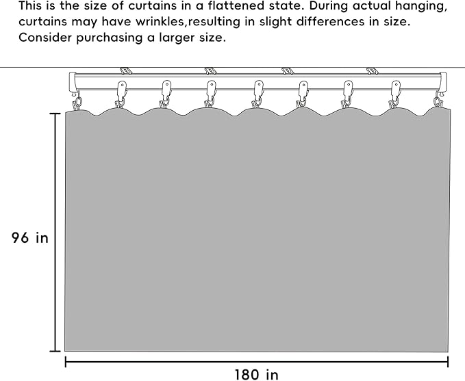 Room Divider Curtains Flexible Ceiling Tracks set Curtain track Ceiling Mount - Image 7