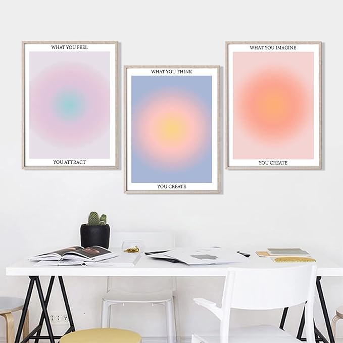 NCYEL 3 Colorful Abstract Posters Room Aesthetic Reiki Gradient Spiritual - Image 7