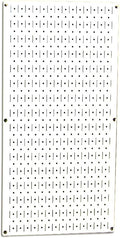 Wall Control Pegboard 32in x 16in White Metal Pegboard Tool Board Panel by Wall+Control