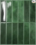 Peel and Stick Backsplash 3D Wall Tiles, Self-Adhesive, Oil Proof, Waterproof by DAGOU