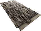 EverStone Canyon Ridge Faux Stone Panel, 45 3/4"W x 24 1/2"H x 1 1/4"D - Image 6