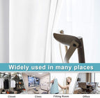 RYB HOME White Room Seperating Divider Curtain Privacy Noise Dampening Energy - Image 3