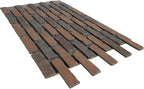 EverStone Aged Brick Faux Brick Panel, 46 7/8"W x 27"H x 1 1/4"D, Clay Creek - Image 6