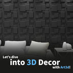 Art3d 19.7" x 19.7" Wall Panel City - Image 7