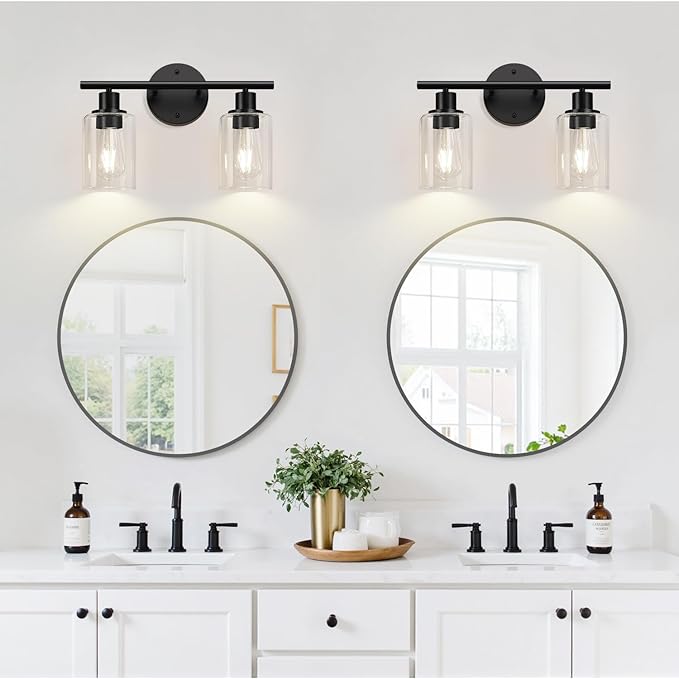 Zarbitta 2-Light Bathroom Light Fixtures, Bathroom Wall Lamp - Image 7