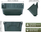 16 Pack Vertical Garden Planter, 13 inch Wall Mounted Planter - Image 2