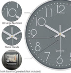Modern Silent Wall Clock - Image 6