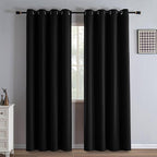 IGEMAEVE Black Out Curtains 84 Inch Long by IGEMAEVE