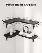 AMADA HOMEFURNISHING Corner Floating Shelves, Shelves - Image 2