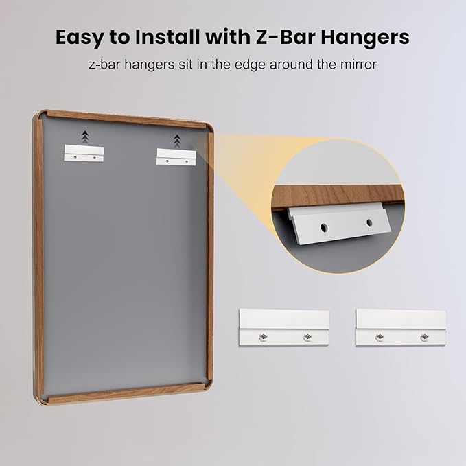 LOAAO 48X36 Inch Bathroom Mirror - Image 6