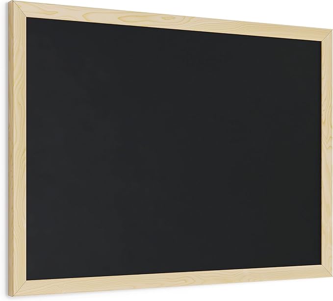 U Brands Chalkboard, Light Birch Wood Frame by UBrands