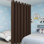 BONZER Room Divider Curtain Screen Partitions Total Privacy Wall Grommet Wide - Image 5