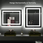 LOAAO 24"X30" LED Bathroom Mirror - Image 8