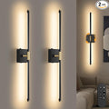SAIMAND Wall Sconces Set of 2 Battery Operated, Wireless USB Rechargeable Wall by SAIMAND