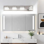 360° Rotate LED Bathroom Vanity Light Fixtures, 1600LM Acrylic Brushed Nickel - Image 8