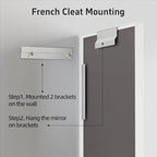 24x36 Inch White Bathroom Mirrors - Image 6