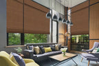 Letau No Drill No Tools Cordless Wood Window Shades Blinds, Bamboo Light - Image 3