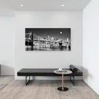 Baisuart-Q30398 Brooklyn Bridge Night View 1 Panels Landscape Artwork Canvas - Image 9