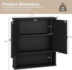 Bathroom Wall Cabinet with Mirror, Bathroom Mirror Cabinet Wall Mounted - Image 3
