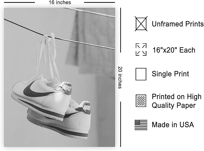 Poster Master Shoes in Clothesline Print - Image 2