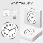 AKCISOT Wall Clock 14 Inch Large Silent Wall Clocks Battery Operated - Image 7