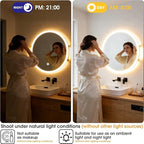20 Inch Round LED Bathroom Mirror - Image 6