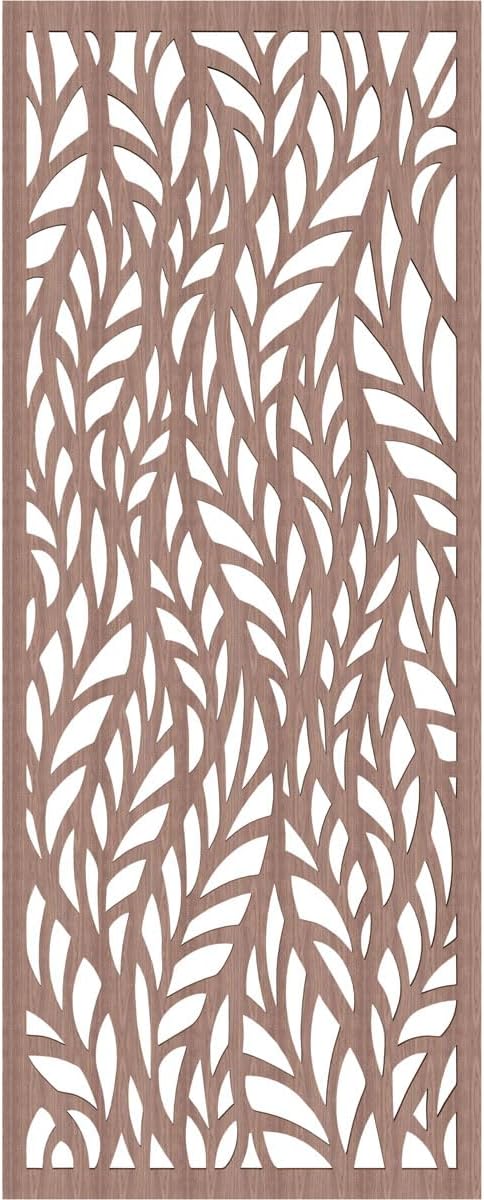 19 3/8"W x 49 3/8"H x 3/8"T Ortonville Decorative Fretwork Wood Wall Panels - Image 2