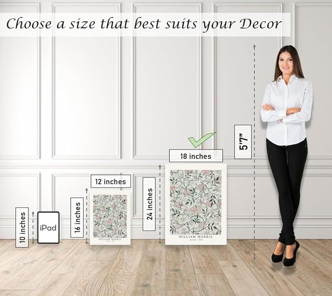 Induslyfe Large Framed Sage Green Vintage Wall Art Canvas Decor Set of 3 - Image 2