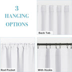 RYB HOME Bathroom Window Curtains - Image 6