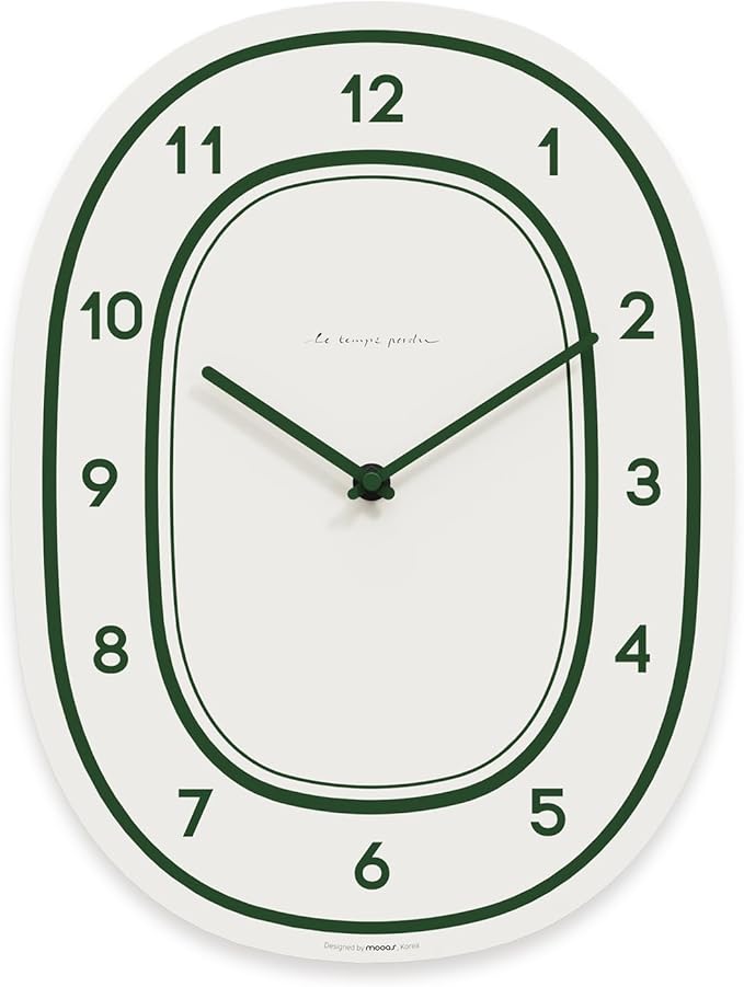mooas Forest Flatwood Wall Clock by mooas