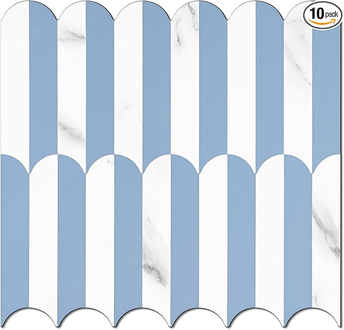 Vamos Tile Peel and Stick Backsplash Seamless Tile, 10-Sheets Stick on by VamosTile