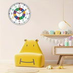 XFM Wall Clock for Kids 16 Inch Kids Teaching Wall Clocks Battery Operated - Image 2