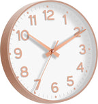Roymnie Wall Clock, Silent Wall Clocks Battery Operated 8 Inch-Modern Non - Image 8