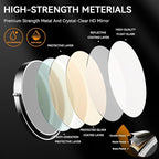 Auxmir 1X/30X Wall Mounted Makeup Mirror, Bathroom Makeup Mirror, Cosmetic - Image 5