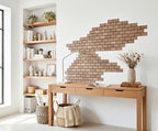WoveN SounD Brick Acoustic Wall Panels, 16 Pack 16x12 Inch, PVC Wood Grain - Image 7