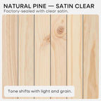 Homeforia 18 inch Natural Floating Shelf, High End Solid Real Wood 18inch Small - Image 7