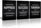 KAWAHONE Success Quotes Wall Art, Motivational Entrepreneur Tomorrow Poster by KAWAHONE