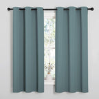 NICETOWN Modern Greyish Blue Blackout Curtains Noise Reducing, Thermal by NICETOWN