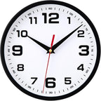 Silent Wall Clocks Battery Operated 12 Inch No Ticking Modern Analog Clock by Warminn